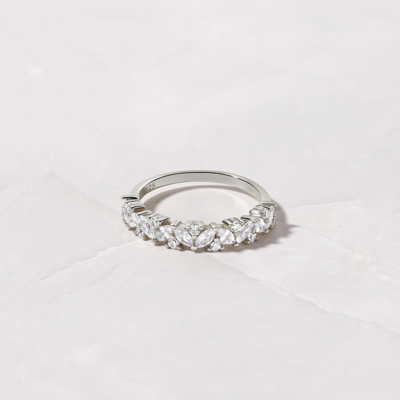 AneJewelryGL Diamond Multi-Stone Wedding Band