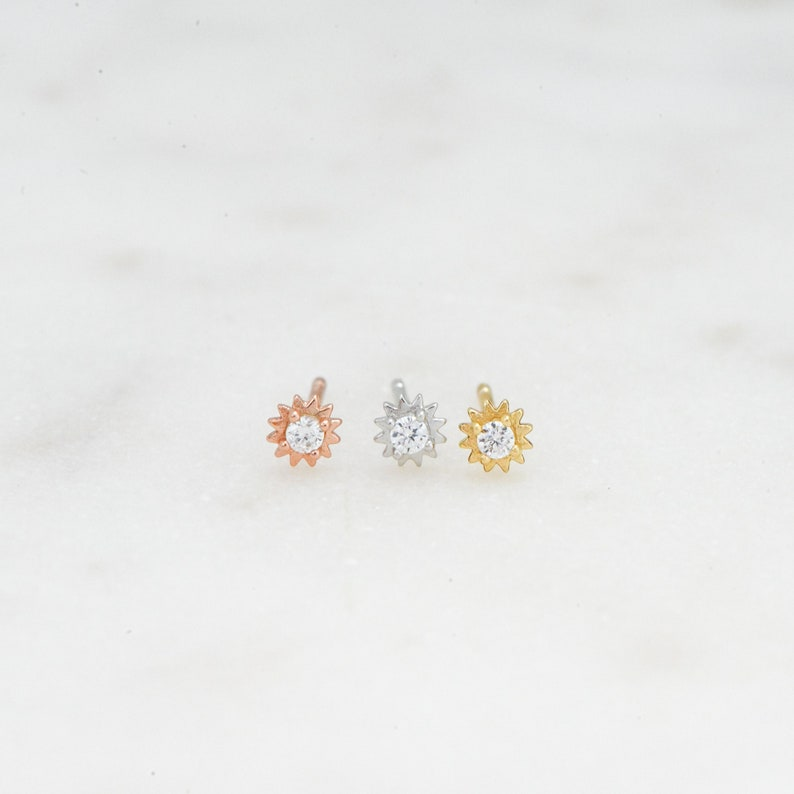 AneJewelryGL Minimalist Tiny Dainty Stud Earrings