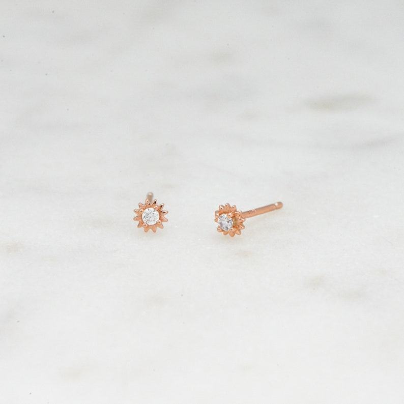 AneJewelryGL Minimalist Tiny Dainty Stud Earrings