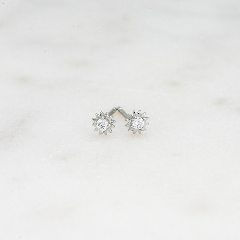 AneJewelryGL Minimalist Tiny Dainty Stud Earrings
